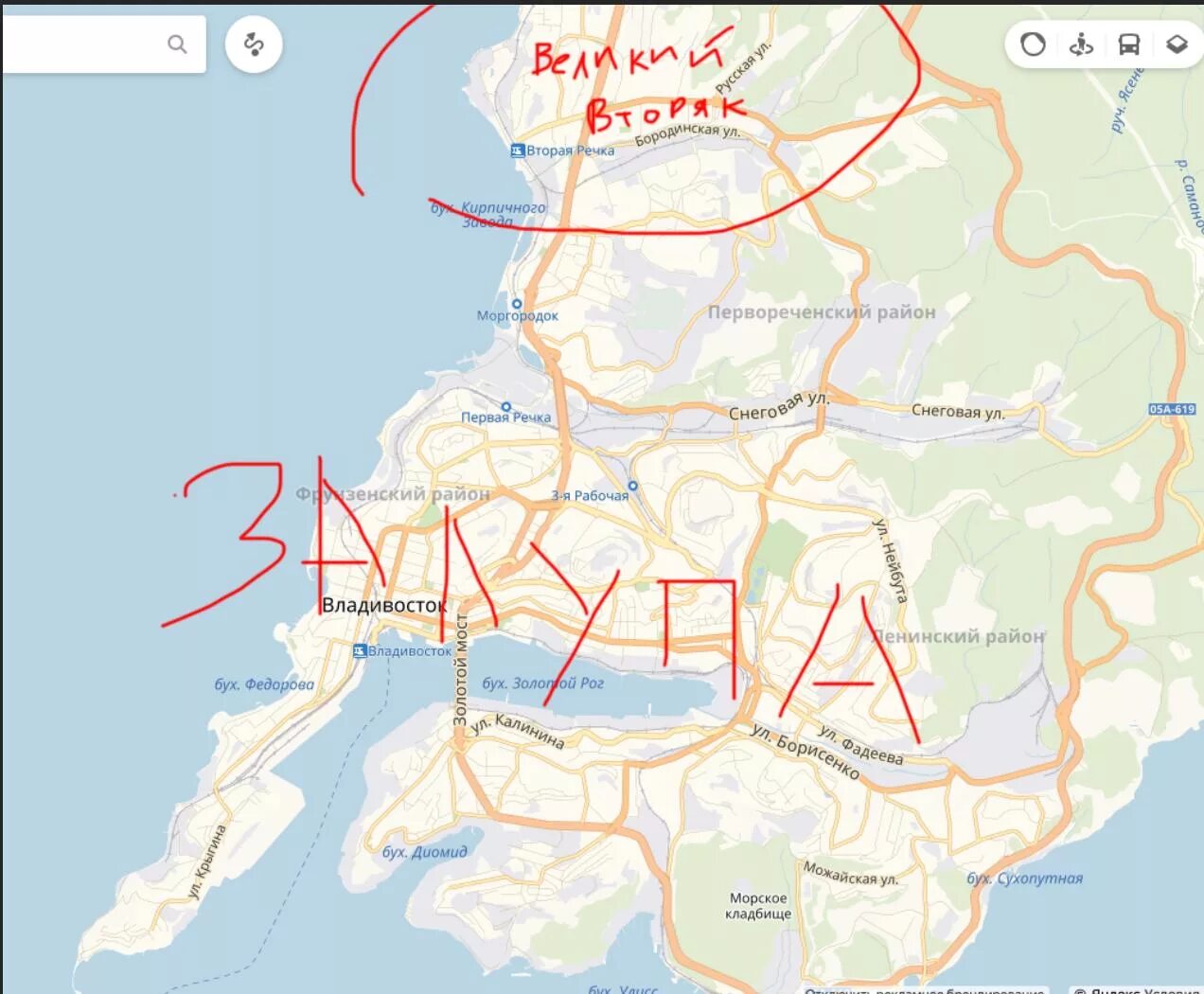 В какой части страны находится владивосток. Карта Владивостока с районами города. Районы Владивостока на карте. Районы Владивостока на карте с границами. Административное деление Владивостока.