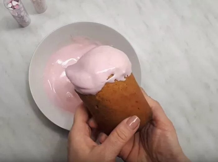 Глазурь из маршмеллоу для кулича рецепт