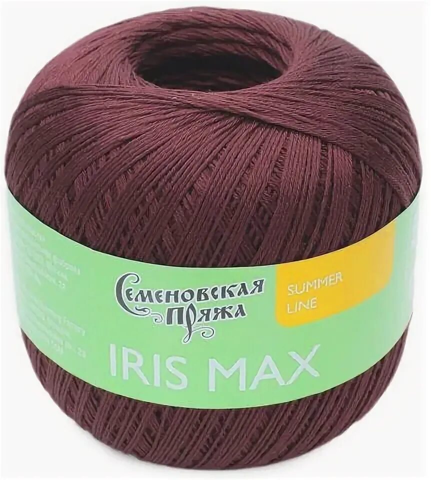 Iris max. Семеновская пряжа iris max. ирис макс семеновская пряжа 913. пряжа iris (105, алый).