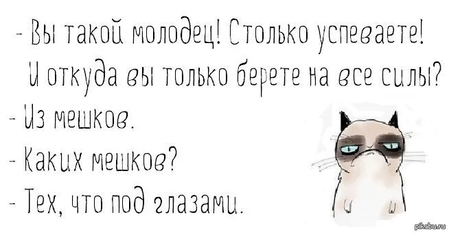 Откуда берутся силы стих. Силы из мешков под глазами. Шутки про мешки под глазами. Откуда вы берете силы из мешков под глазами. Откуда силы из мешков под глазами.