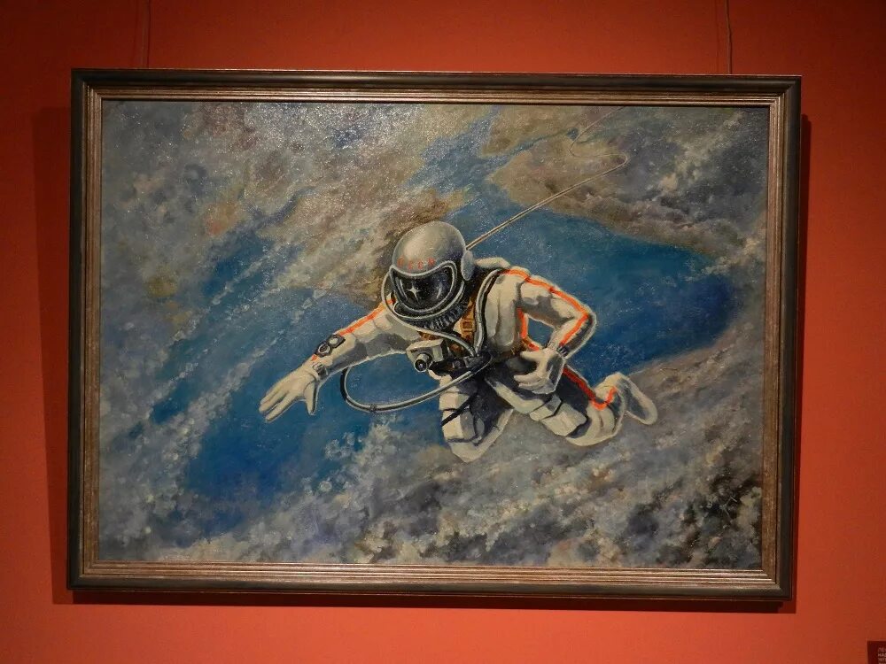 Картины алексея леонова космонавта. Леонов космонавт художник картины.