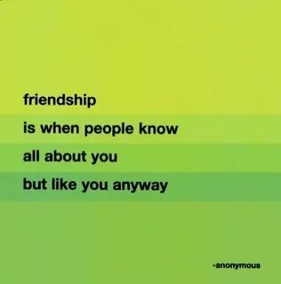 Anything friend