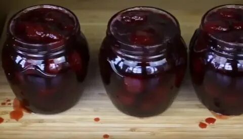 Варенье из целой вишни на зиму