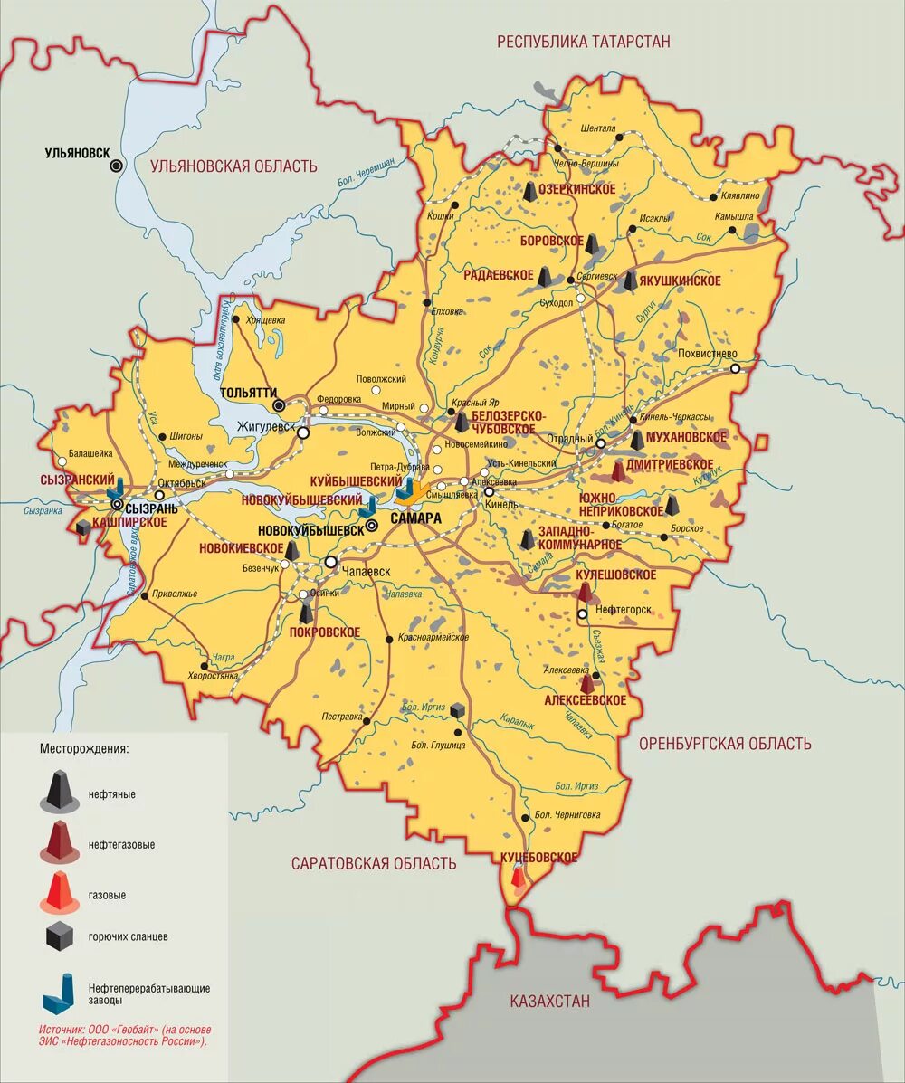 Добыча в самарской области. Карта нефтяных месторождений Самарской области. Карта Самарской области с месторождениями полезных ископаемых. Самарские месторождения нефти карта. Мухановское месторождение нефти на карте.