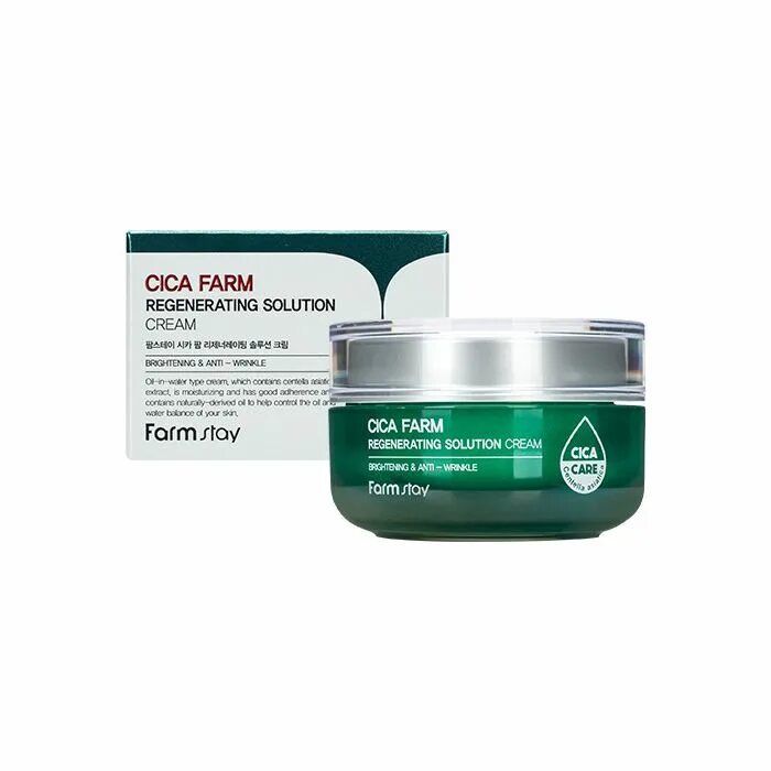 Farm stay косметика купить. Cica Farm Regenerating solution Cream. Cica Farm Regenerating solution крем для лица. Крем cica Farmstay. Крем для лица с азиатской центеллой cica Cream.