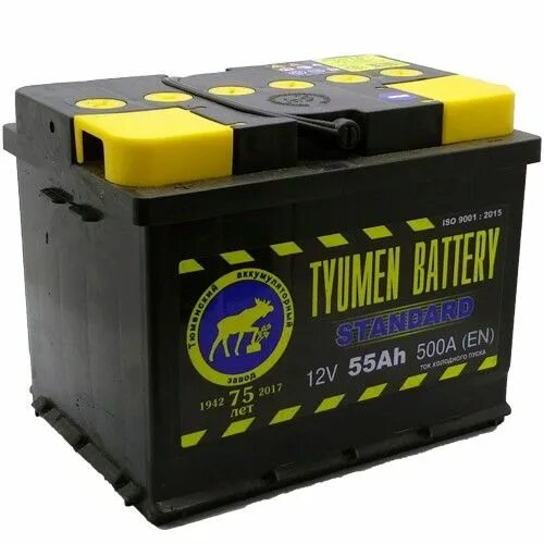 Аккумуляторные батареи тюмень. АКБ 6ст - 55 Ач Tyumen Battery Standart VL. Автомобильный аккумулятор Tyumen Battery Standard 6ct-60l 520а о.п.. Аккумулятор автомобильный 6ст-190 прямая полярность Tyumen Battery Standard. Тюмень стандарт 60 Ач п.п..