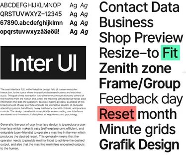 User font