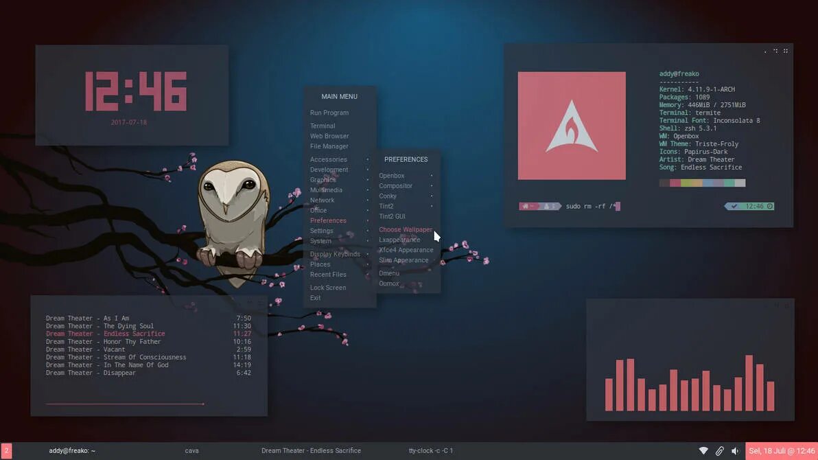 Почему линукс лучше. Openbox linux. linux лучше windows. винда линукс интерфейс. openbox desktop.