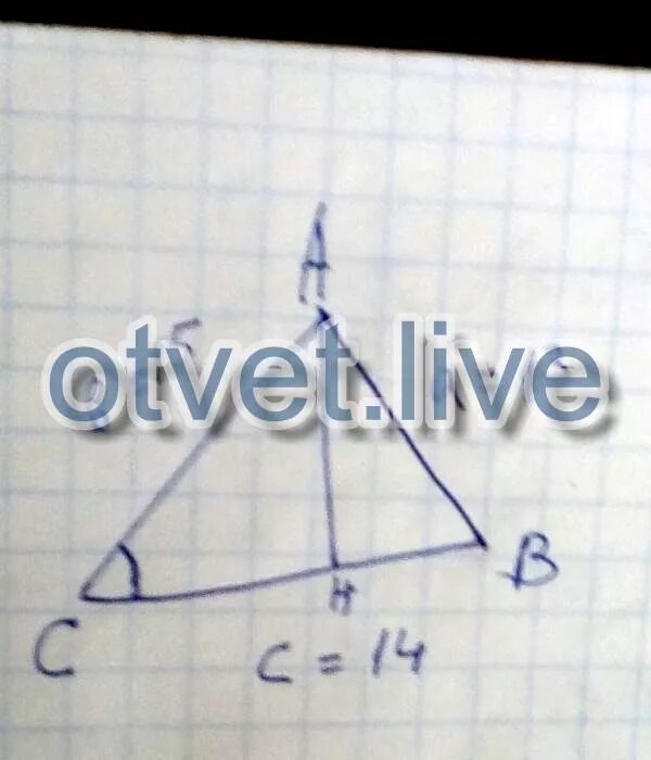 В треугольнике abc ac 14. В треугольнике abc ac 14