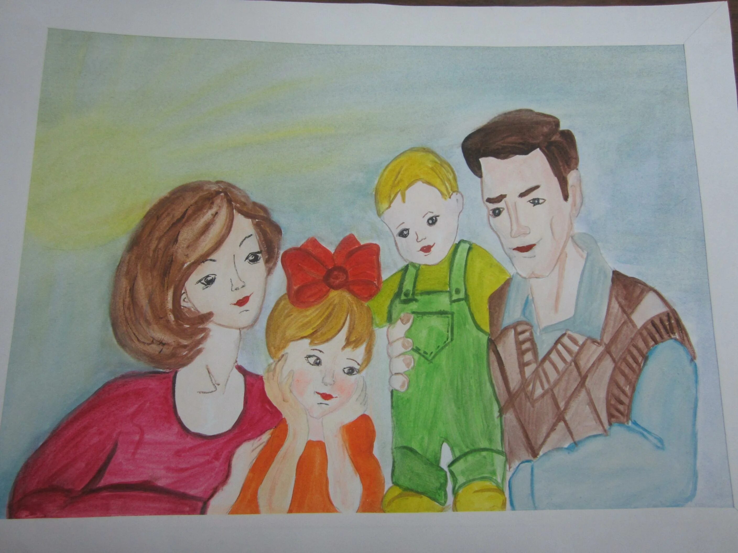 Рисунок на тему семья. Портрет моя семья. Рисунок моя семья. Моя семья рисунок детский. Нарисовать маму папу сестру и брата
