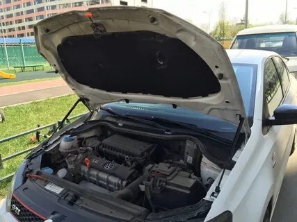 Газовый упор капота поло