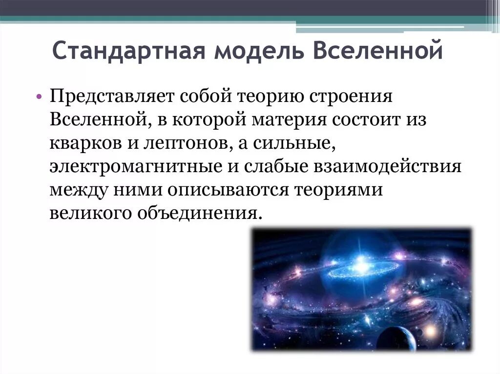 Строение вселенной физика. Современные космологические модели Вселенной. Современная стандартная модель Вселенной. Стандартная модель эволюции Вселенной. Модель Вселенной кратко.