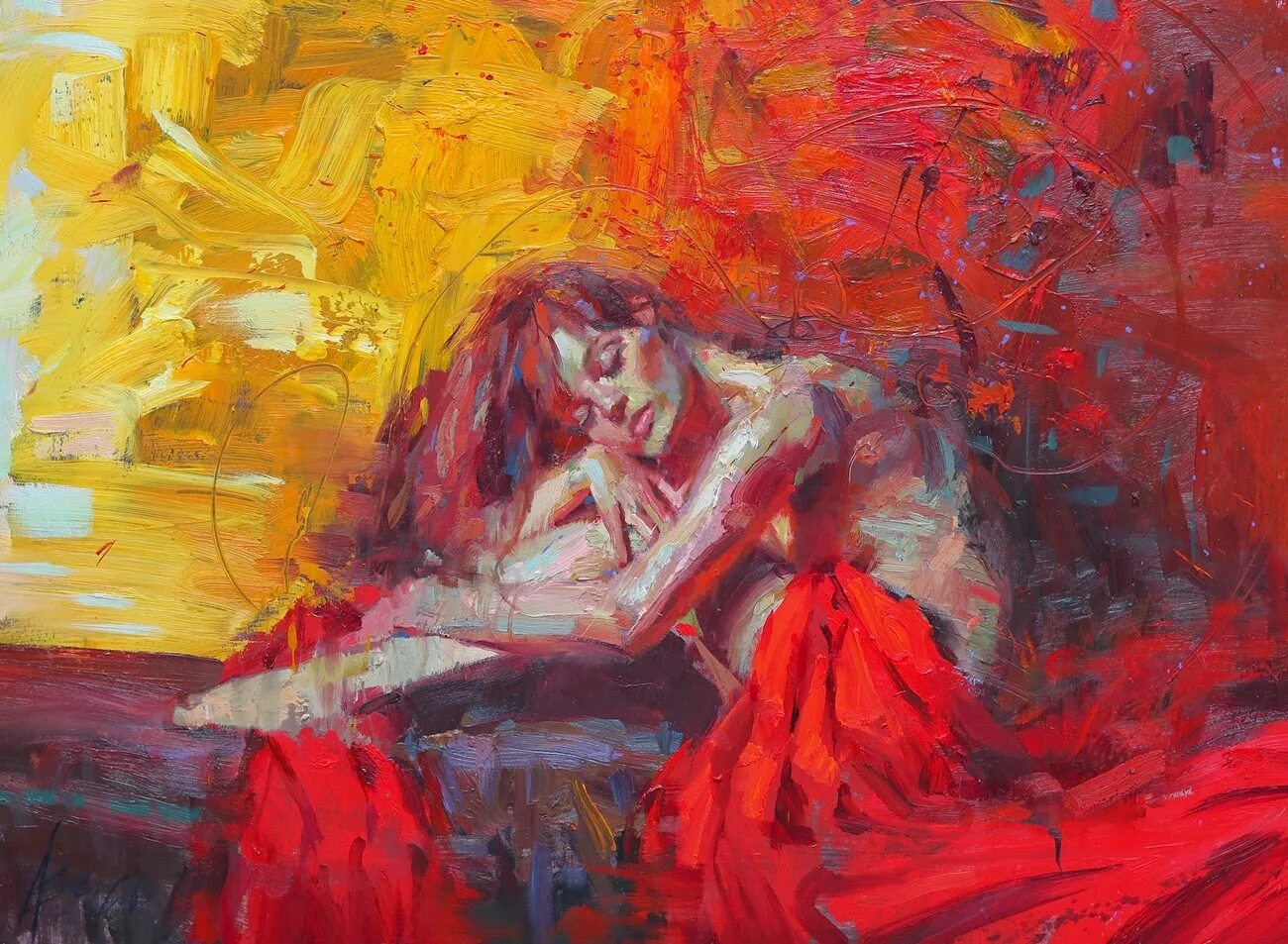 Чувственная картина. Художник Henry Asencio. Henry Asencio картины.