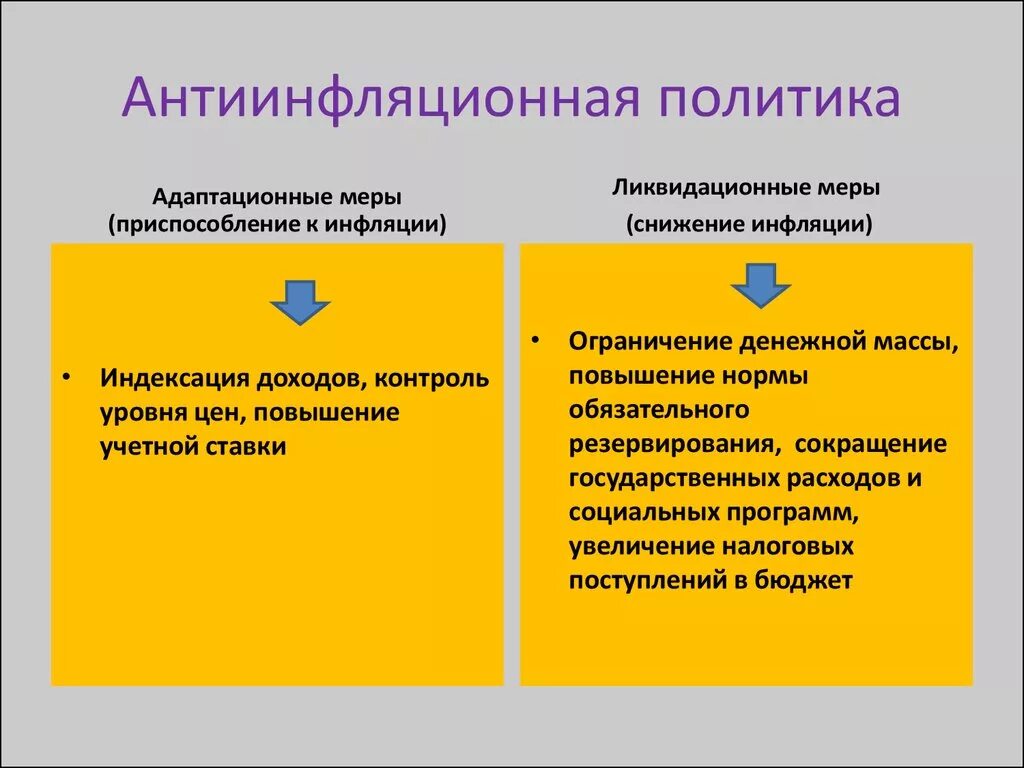 Три меры антиинфляционной политики. Антиинфляционная политика. Антиинфляционная политика меры. Антиинфляционная политика адаптационные меры. Адаптационные меры борьбы с инфляцией.