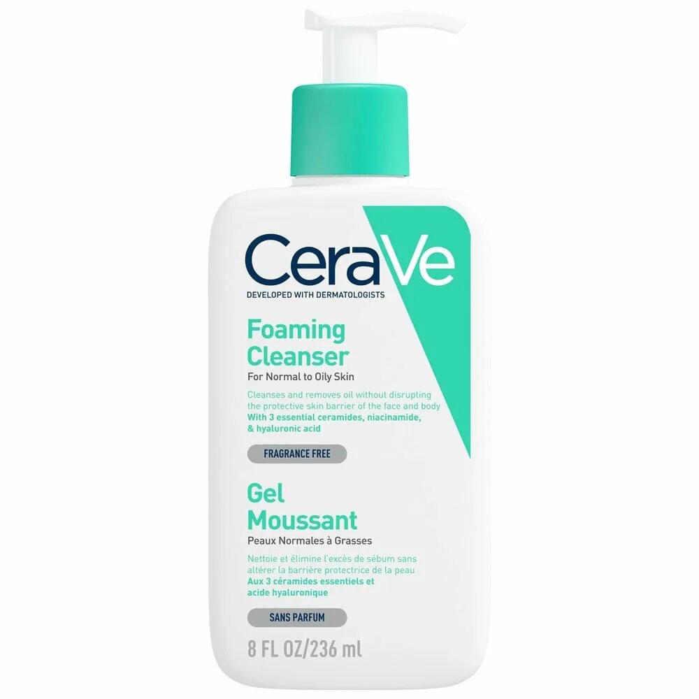 CERAVE гель для умывания 473 мл. CERAVE гель очищающий интенсивный 236мл. CERAVE Foaming Cleanser. CERAVE интенсивно очищающий гель для умывания и очищения лица. Foaming gel cleanser