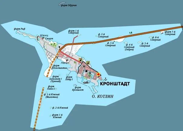 Файл:Карта к статье "Котлин". Военная энциклопедия Сытина (Санкт-Петербург, 1911