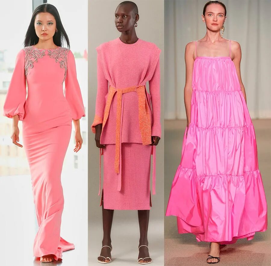 Сейчас модно цвете. Модные оттенки в одежде 2022. Цвет сезона 2022 в одежде Весна лето. Тренд цвета одежды 2022. Розовый цвет в одежде 2022.