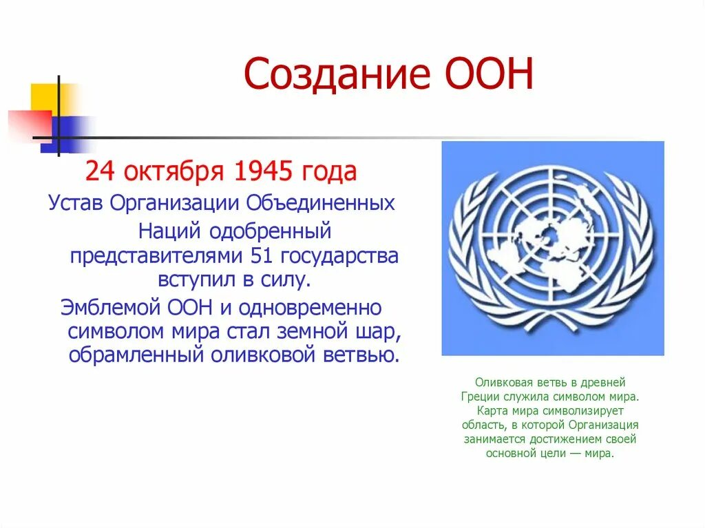 Формирование оон. Образование организации Объединенных наций (ООН). ООН 1945. Дата и причины создания ООН. Образование организации Объединенных наций 1945 г.