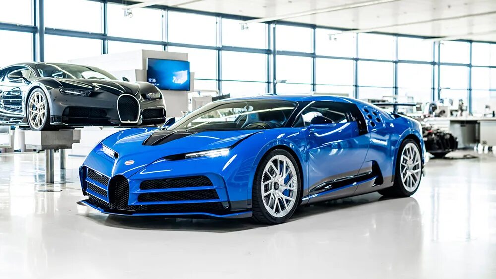 Фотографии Bugatti Veyron Bleu Centenaire