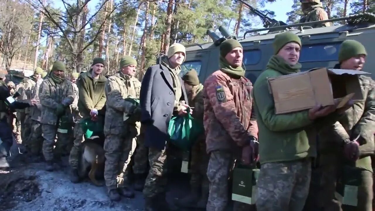 Военнопленные в Украине 2022. Пленные украинские боевики ВСУ.