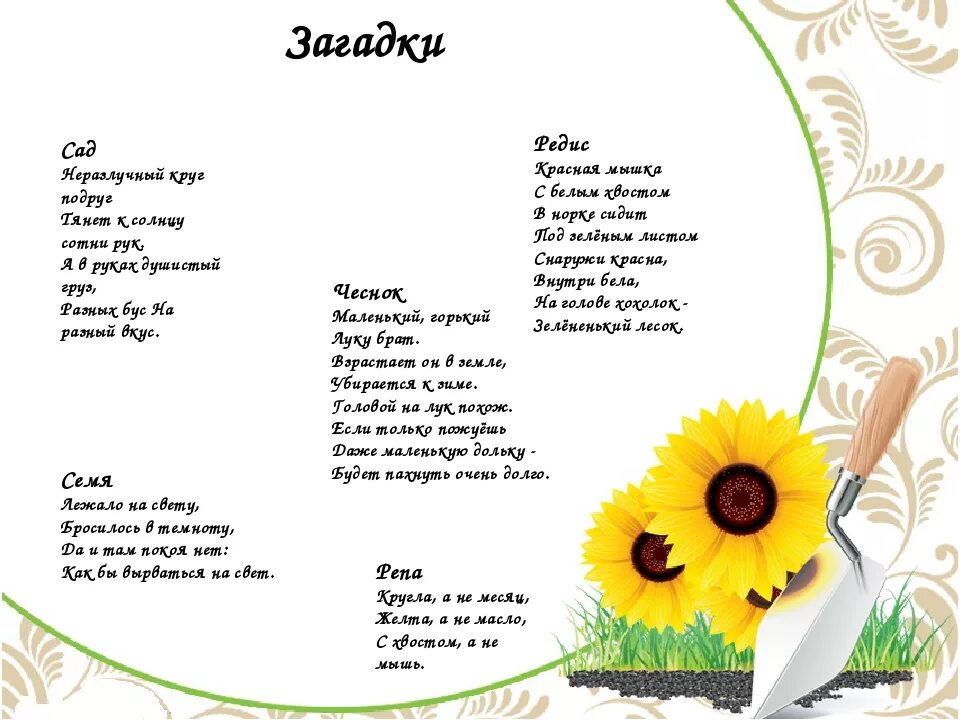 Загадка ответ деревня