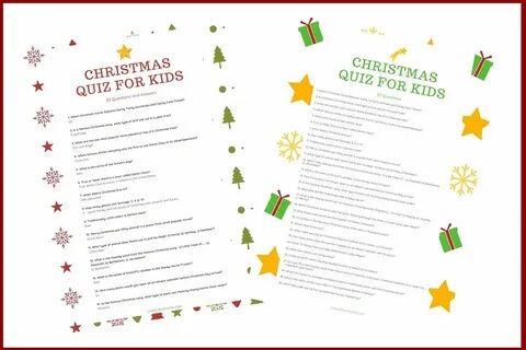Christmas quiz for kids