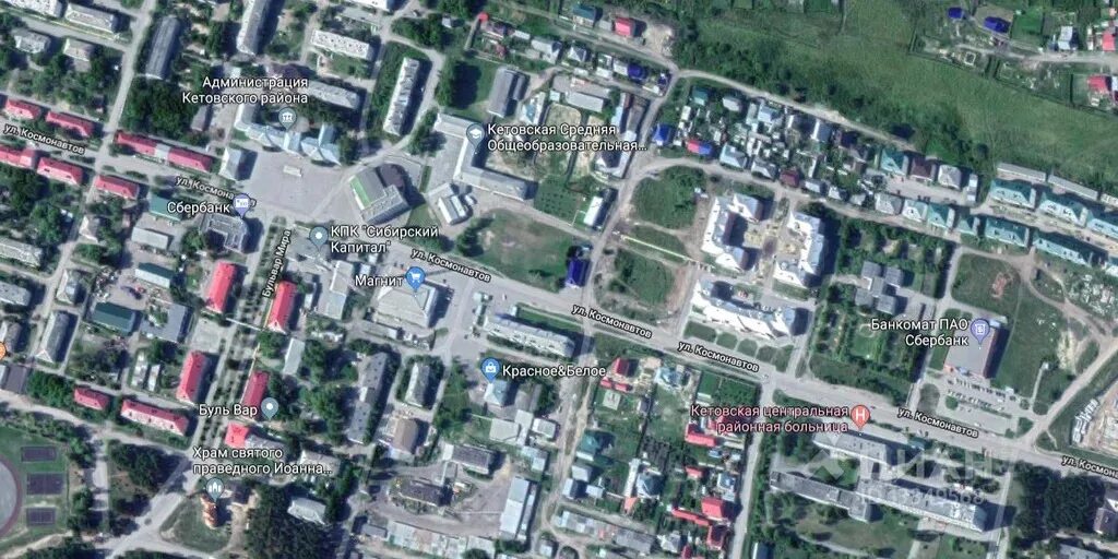 Курганская область со спутника в реальном времени