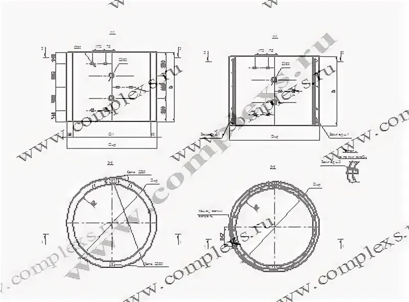 Кс 10 10 чертеж Скачать Серия 3.900-3 Выпуск 7. Часть 1. Изделия для круглых колодцев. Рабочие ч