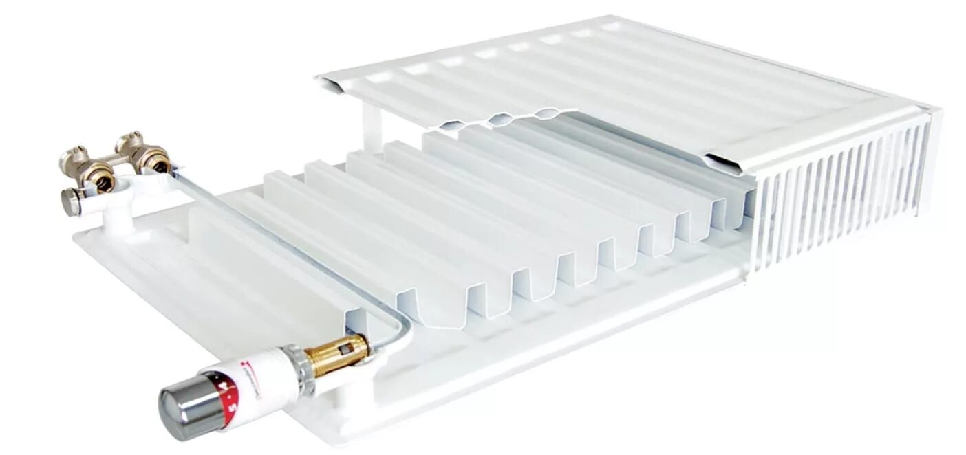 Zehnder Completto 2180/10 секций V001 1/2" RAL 9016 нижнее подключение - купить 