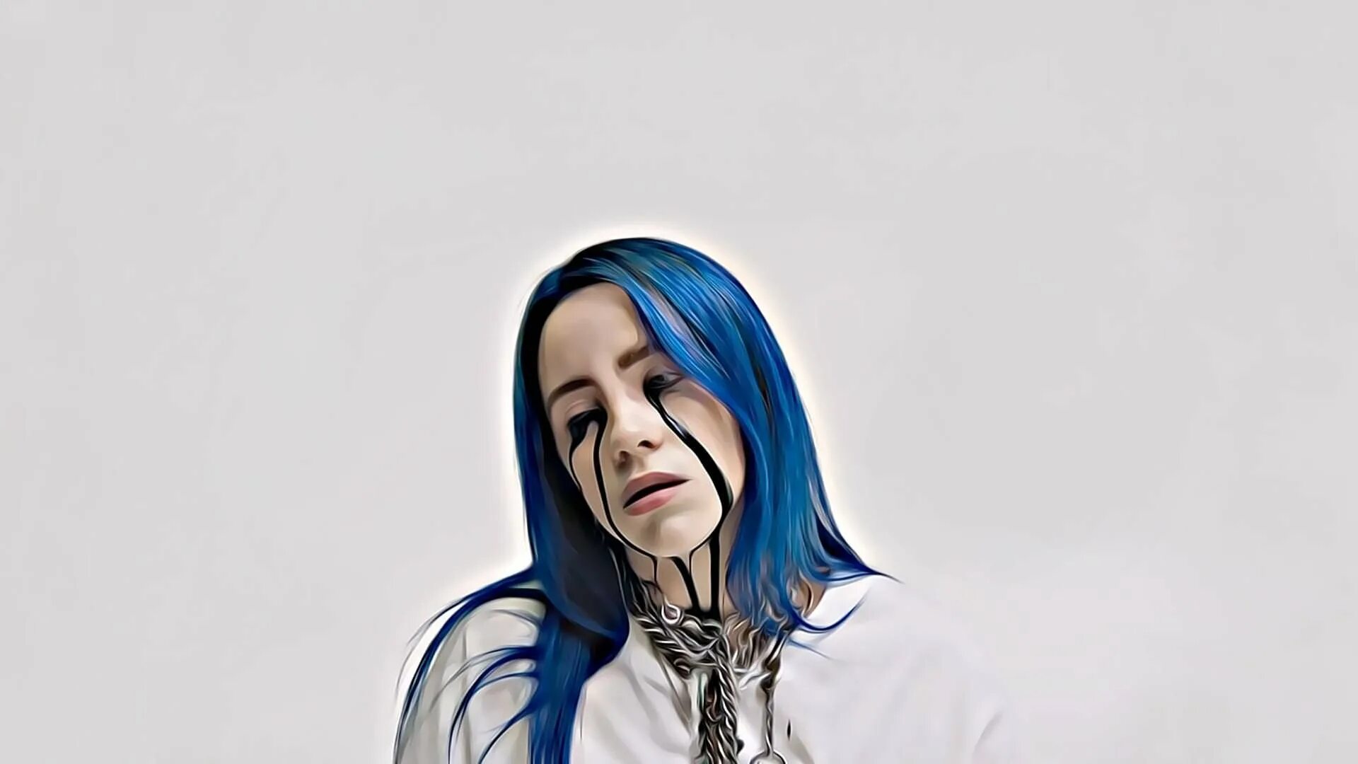 Billie eilish over. Билли Айлиш 4к. Billie Eilish 2017. Билли Айлиш с синими волосами.