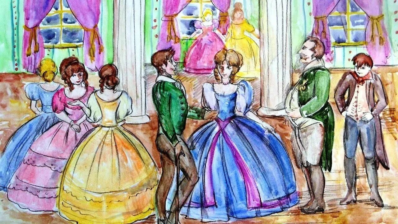 «Бал в Мулен-Руж» (1889г..). Бал во Дворце. Бал рисунок. Бал в интерьере дворца. Рисунок одежды бал во дворце