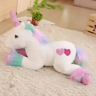 Большой единорог игрушка мягкая