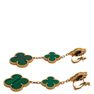 Van cleef alhambra серьги