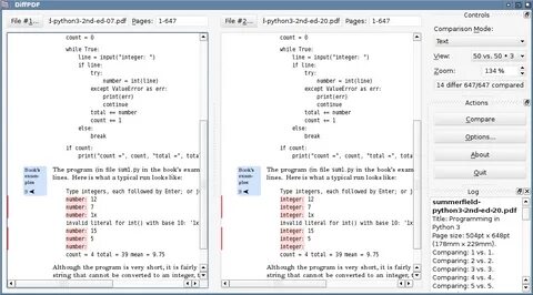 File comparison