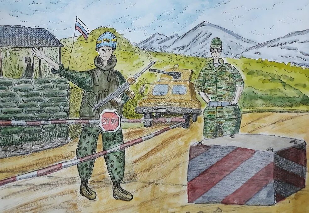 Рисунок солдату от ребенка. Рисунок солдату. Российский солдат рисунок. Рисунок на тему российский солдат. Открытка солдату.