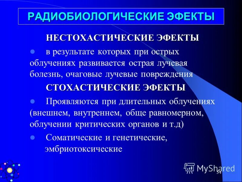 Детерминирующие излучение