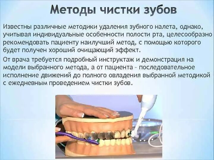 Стандартный метод чистки зубов. Метод чистки зубов метод Леонарда.