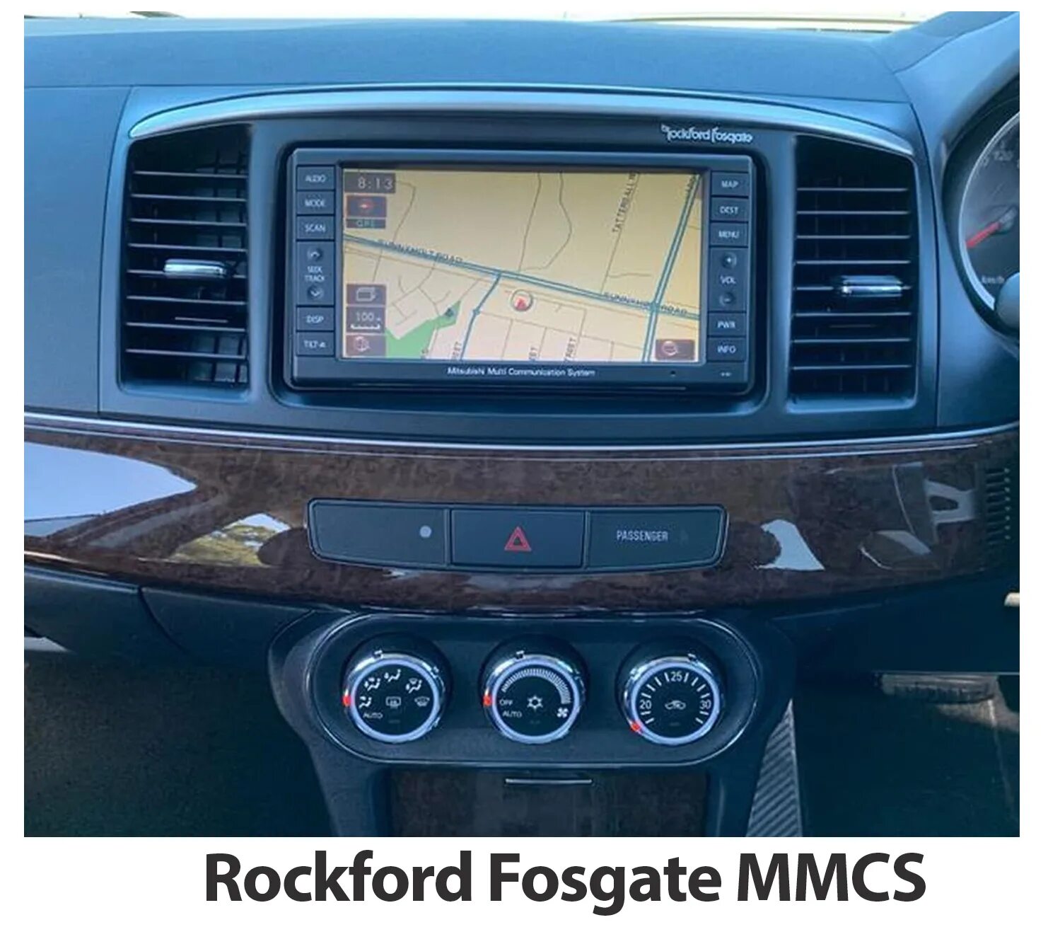 Mitsubishi rockford. Rockford MMCS. Автомагнитола Рокфорд Митсубиси. Rockford Lancer Cabel. Rockford Mitsubishi.