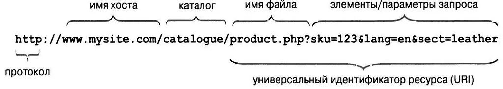 Составные части URL. Из чего состоит ссылка. Части URL адреса. Из чего состоит URL.