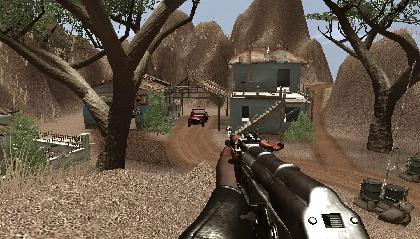 Игры где есть автоматы. Far Cry 2. Far Cry 2 оружие. Far Cry 2 Mods. Фар край 2 без модов.