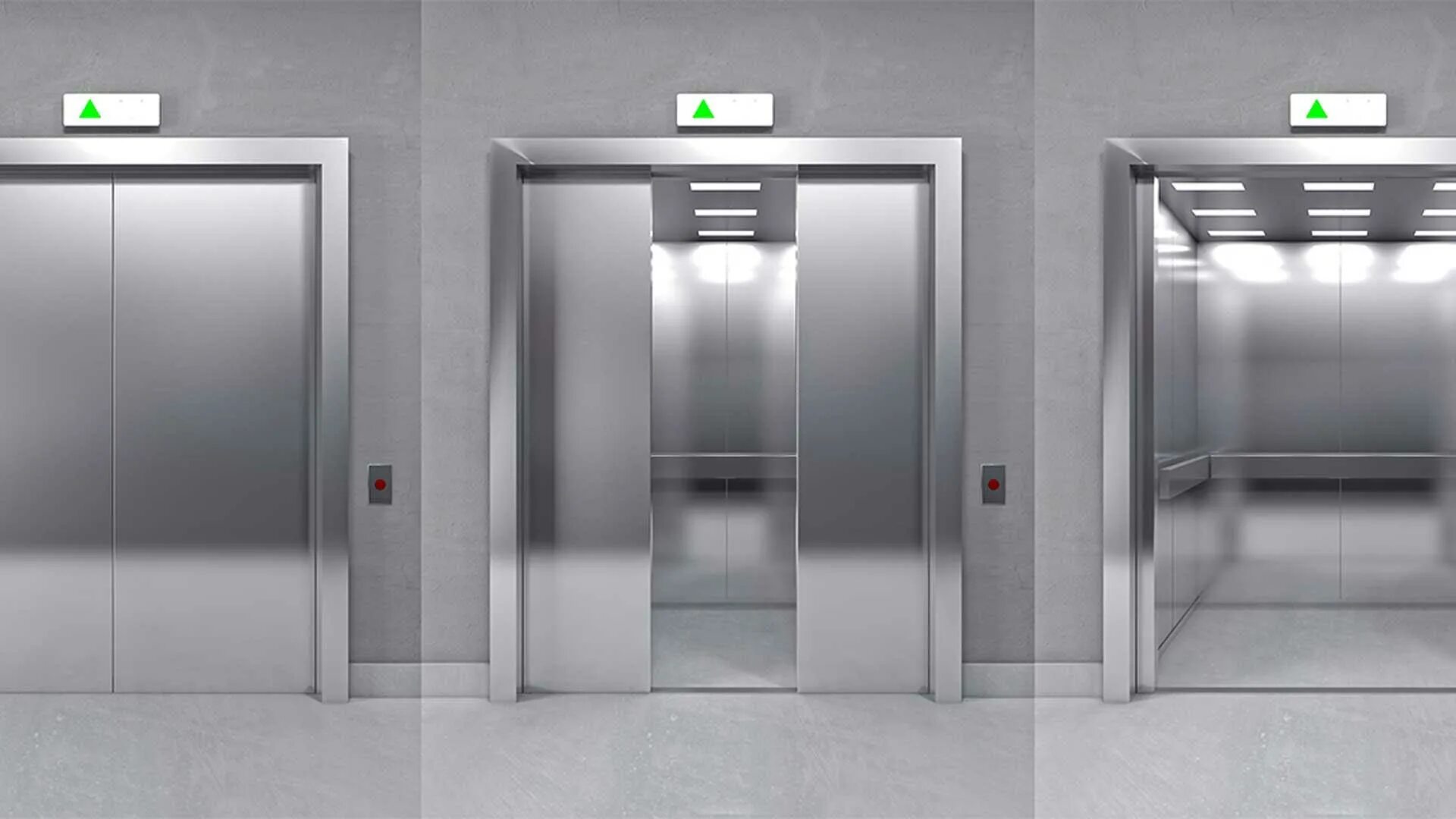 Open elevator