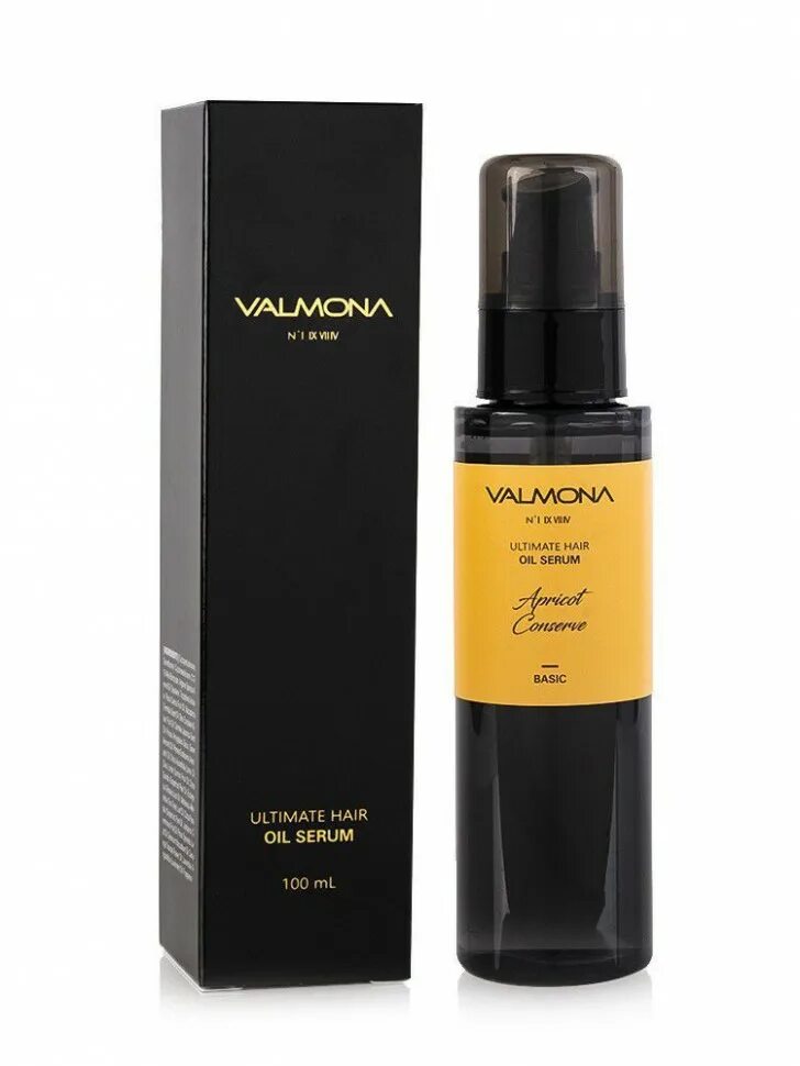 [Valmona] сыворотка для волос абрикос Ultimate hair Oil Serum (Apricot conserve), 100 мл. Evas Valmona Ultimate hair Oil Serum. Valmona Ultimate hair Oil Serum (Amber Vanilla). ] Сыворотка для волос ваниль Ultimate hair Oil Serum (Amber Vanilla), 100 мл. Корейское масло для волос