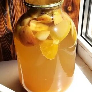 Рецепт простого компота из яблок