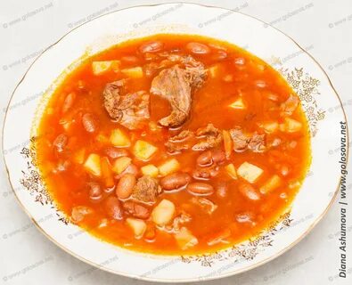 Рецепт суп фасолевый с мясом и картошкой