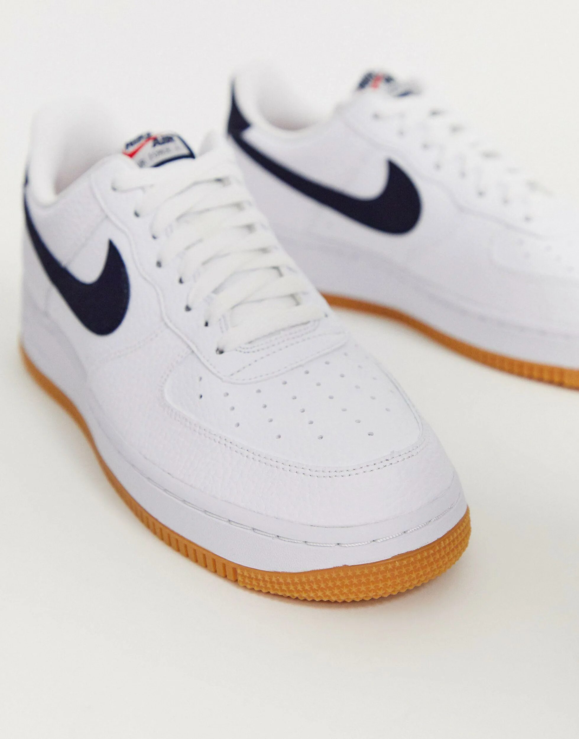 Nike Air Force 1 White Gum. Nike Air Force 1 ’07 Black/White Gum. Nike Air Force 1 Low White Gum. Nike Air Force 1 Black Swoosh.