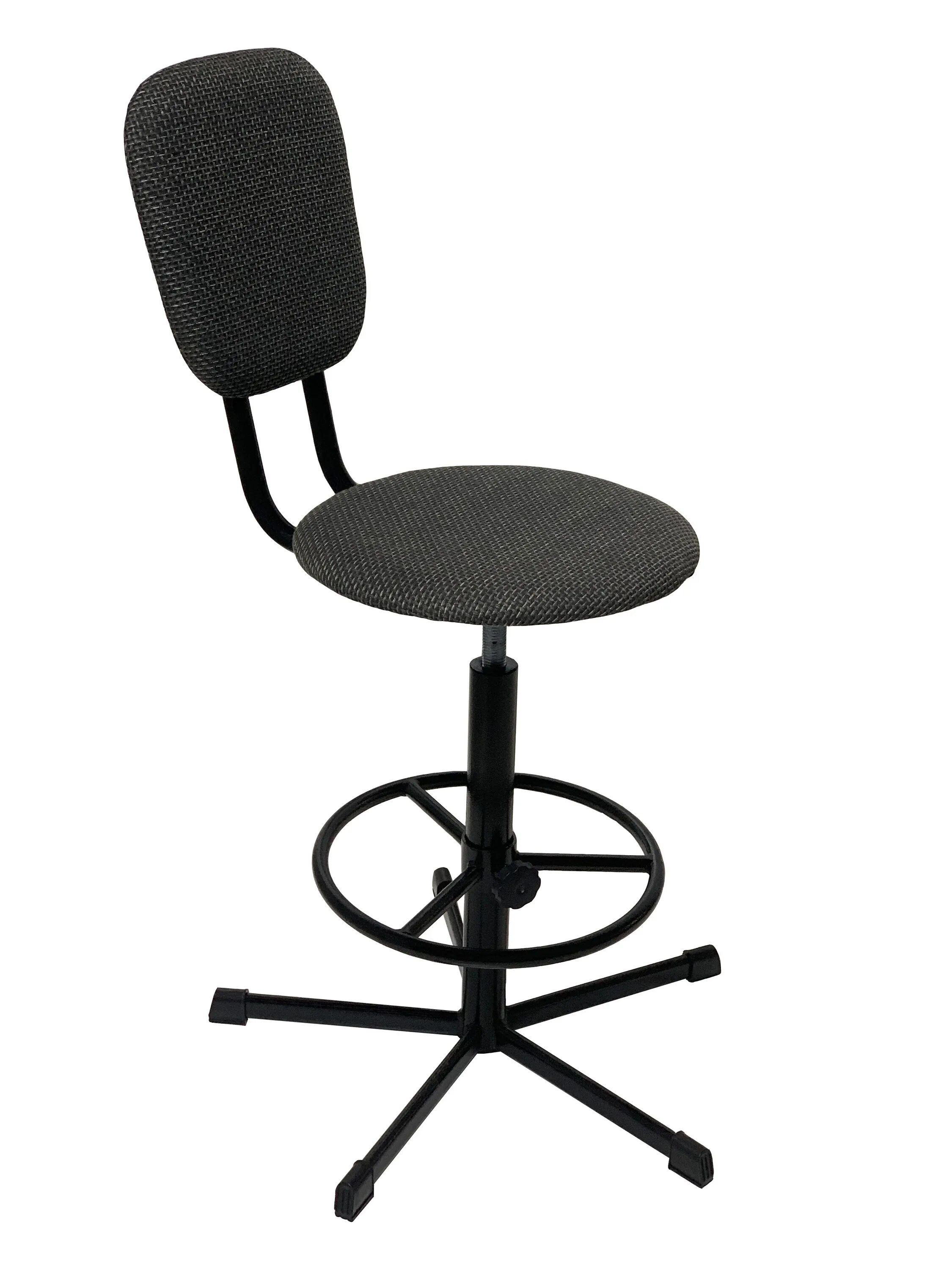 Стул для слесаря поворотный torin tr6188c черный. Стул винтовой. 00. Стул винтовой со спинкой стл-1/3. Стул слесарный винтовой.