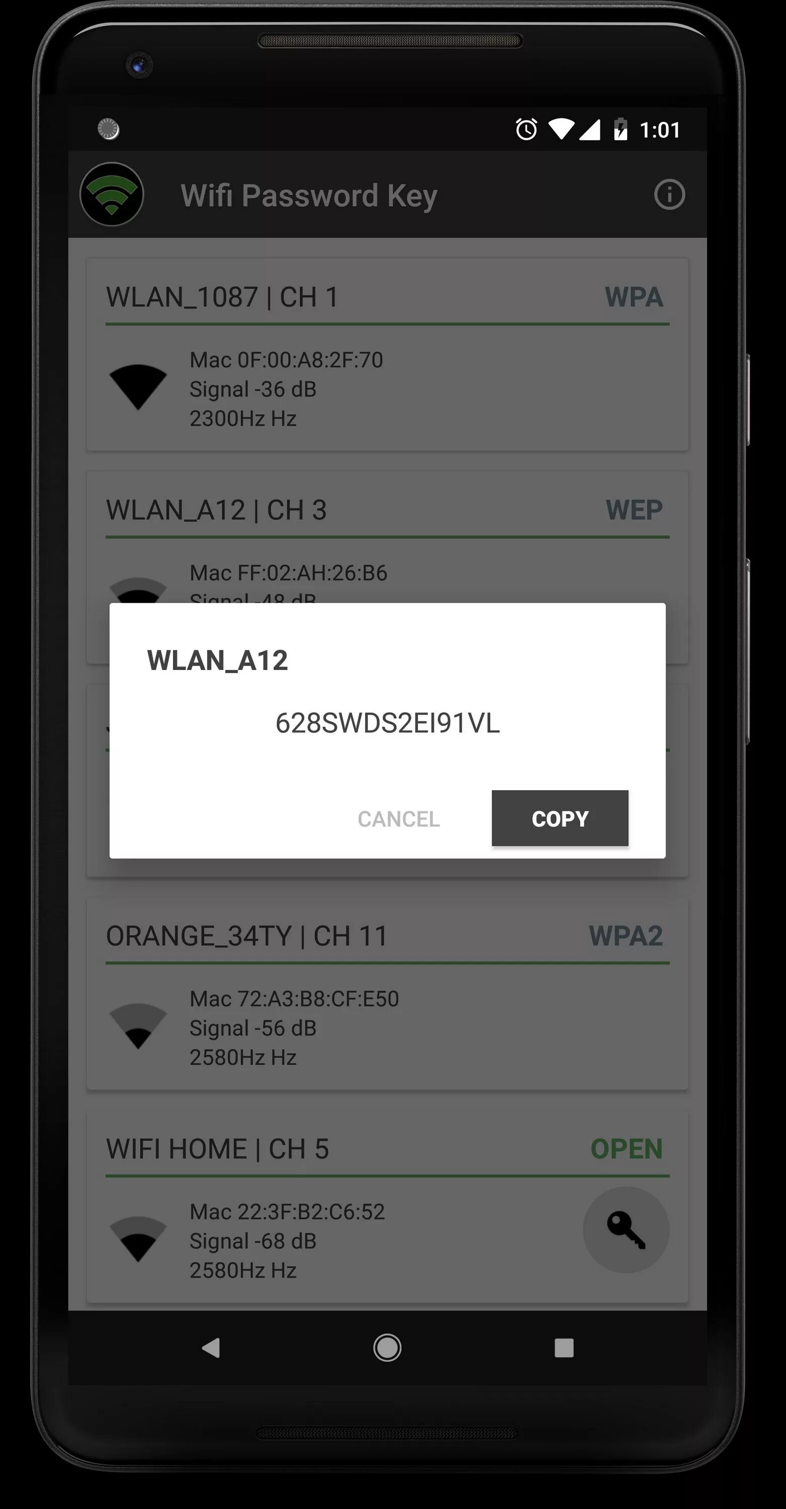 Wlan key