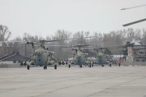 Пролет вертолетов