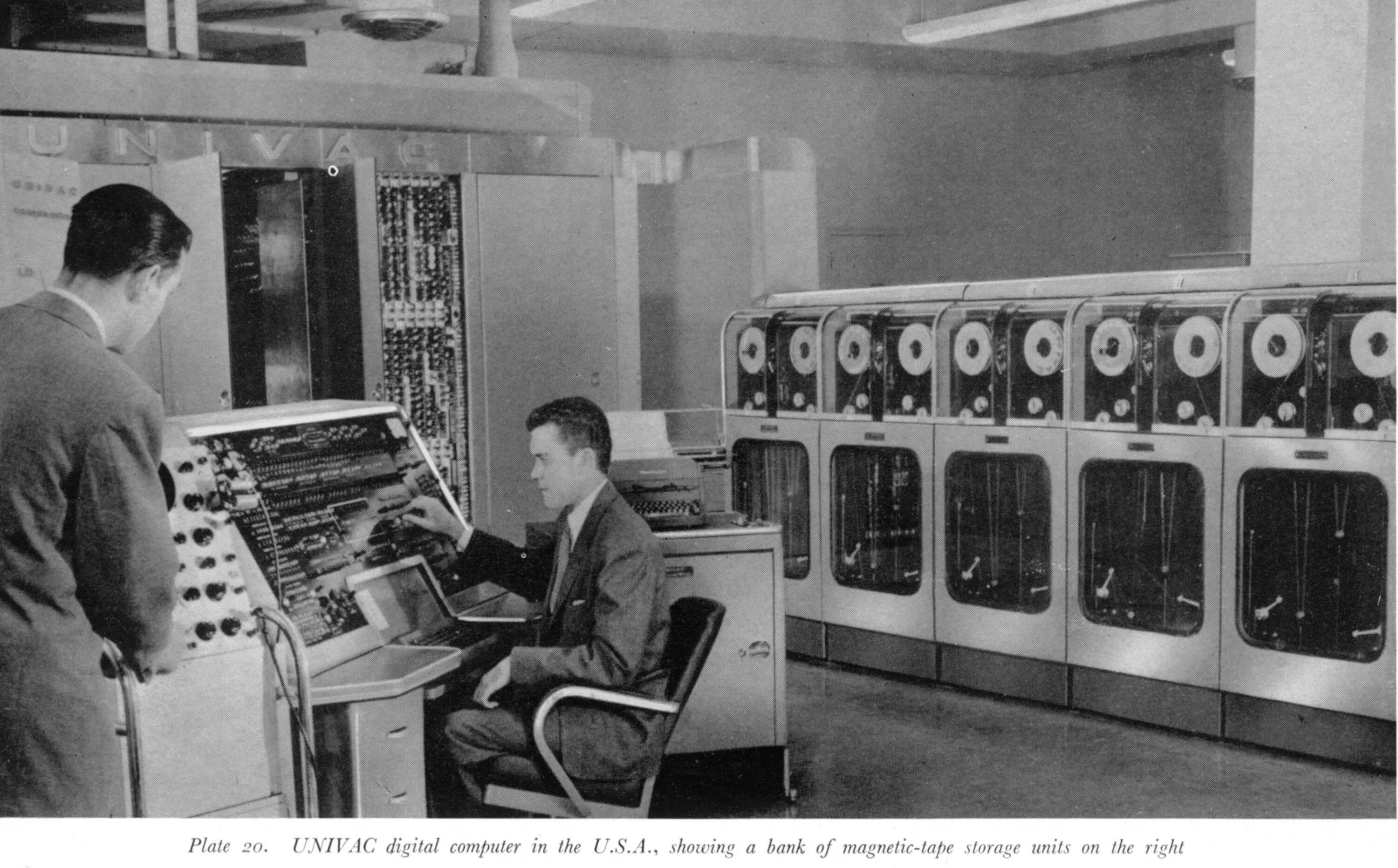 Электронно цифровой компьютер. Юнивак 1951. univac эвм 1951. univac эвм 2 поколения. компьютер univac 1 поколения.