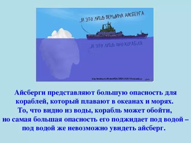 Проекты по использованию айсбергов. Опасность для корабля айсберг. опасность айсбергов. айсберг для презентации. айсберг чем опасен.